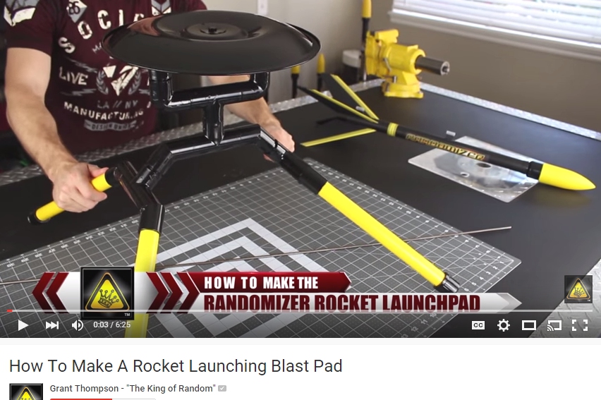 Model Rocket Building PVC Launcher DIY