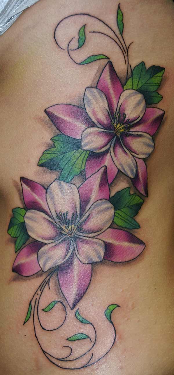 Pink flowers tattoo Email ThisBlogThisShare to TwitterShare to Facebook