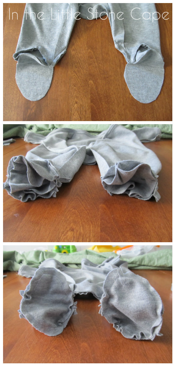 In the Little Stone Cape Infant Footie Pajama Pattern