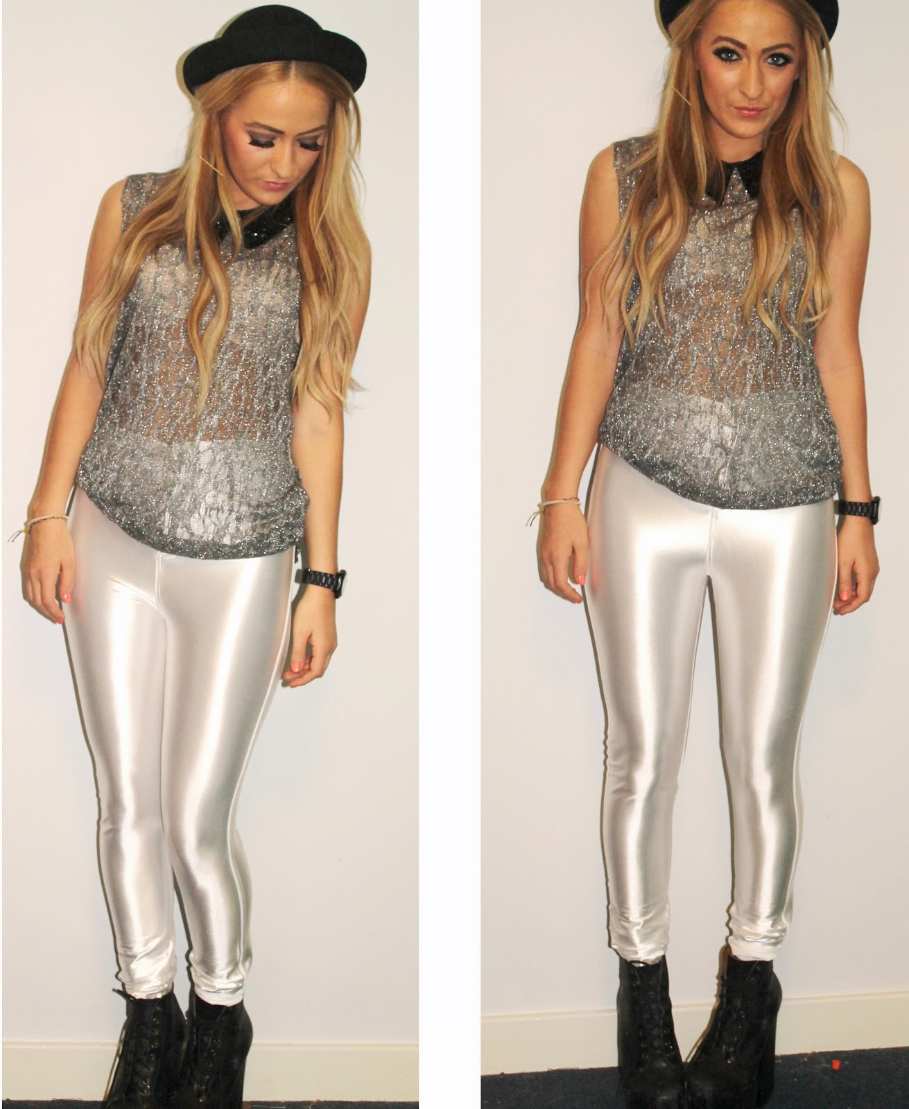 The Spandex Statement White Spandex Disco Jeans