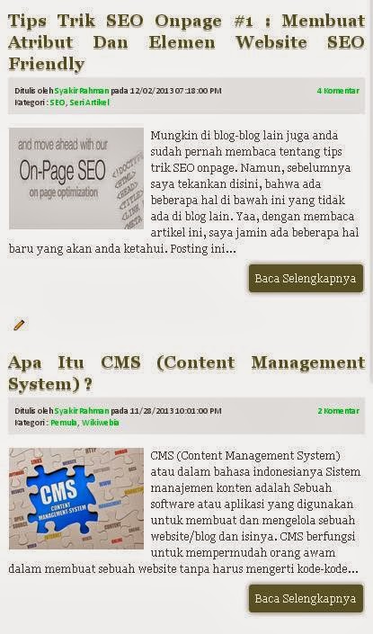 Mengenal Elemen Komponen Yang Ada Pada Blog Website Devaradise