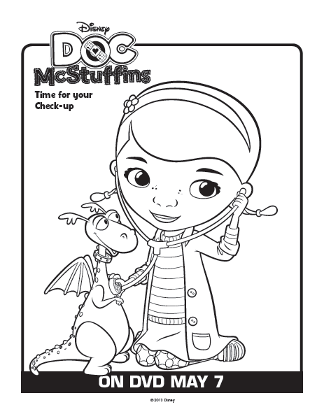 free printable doc mcstuffins coloring pages