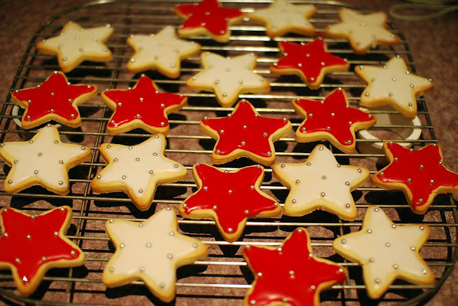 Christmas Cooking Recipe Dessert Star Biscuits Cookies
