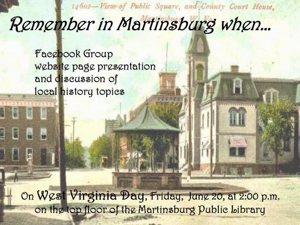 MartinsburgBerkeley County Public Libraries Remember in Martinsburg