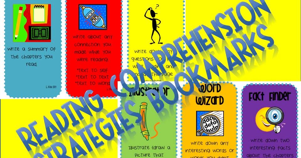 Mrs. Nida's fabulous firsties Reading strategy bookmarks