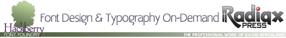 Font Design & Typography On-Demand