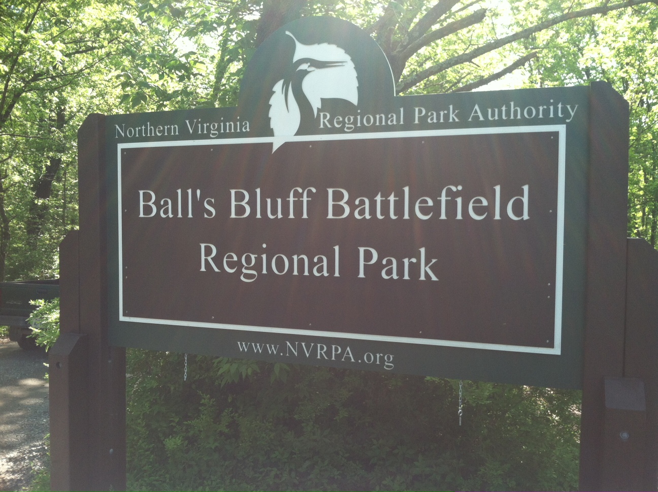 Pawstcards from Hampton Roads Ball's Bluff Battlefield Regional Park