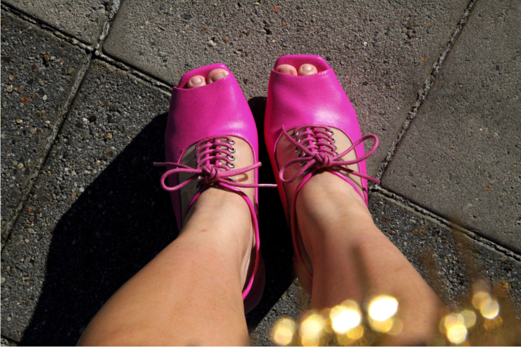Jeffrey Campbell The Carter the carter pink platform wedges on epique