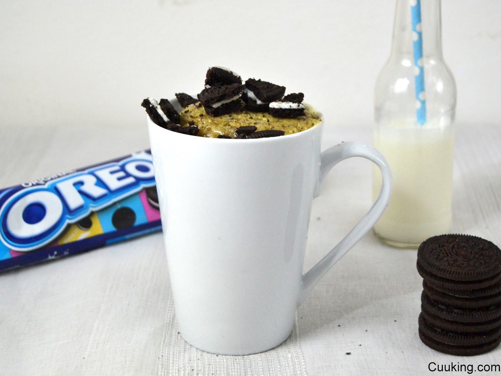 Mug Cake De Galletas Oreo (con Videoreceta) Para #cuukinglovesmugcakes
