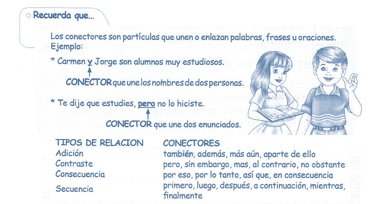 EJEMPLO CONECTORES ejemplo conectores: