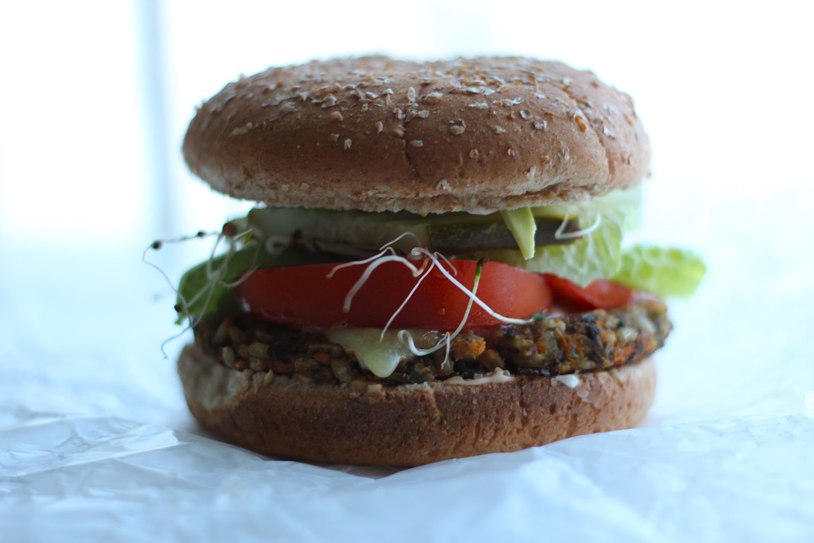 Talkin' Chow Playin' House Yam & Black Bean Burgers