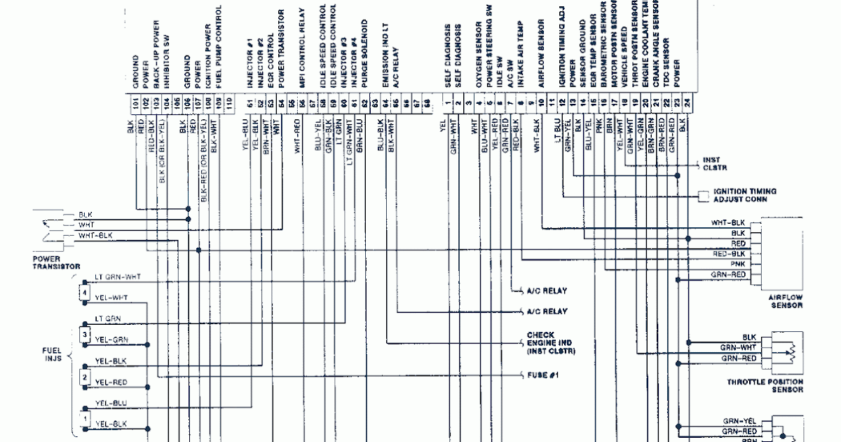 1990 Dodge Colt Vista Wiring Diagram | Wiring And Schematic