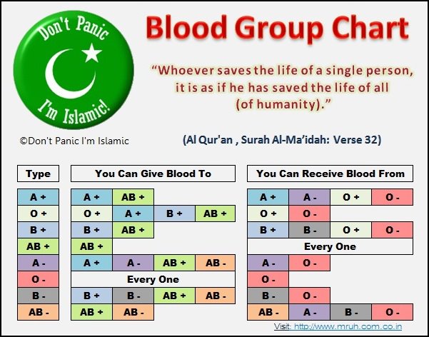 dont panic im islamic blood donation in islam blood type donate charts