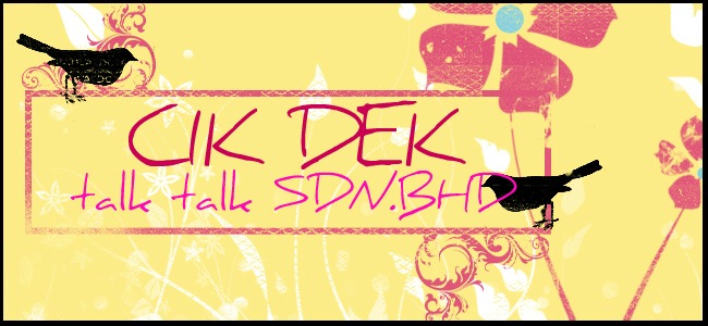 CIK DEK talk talk