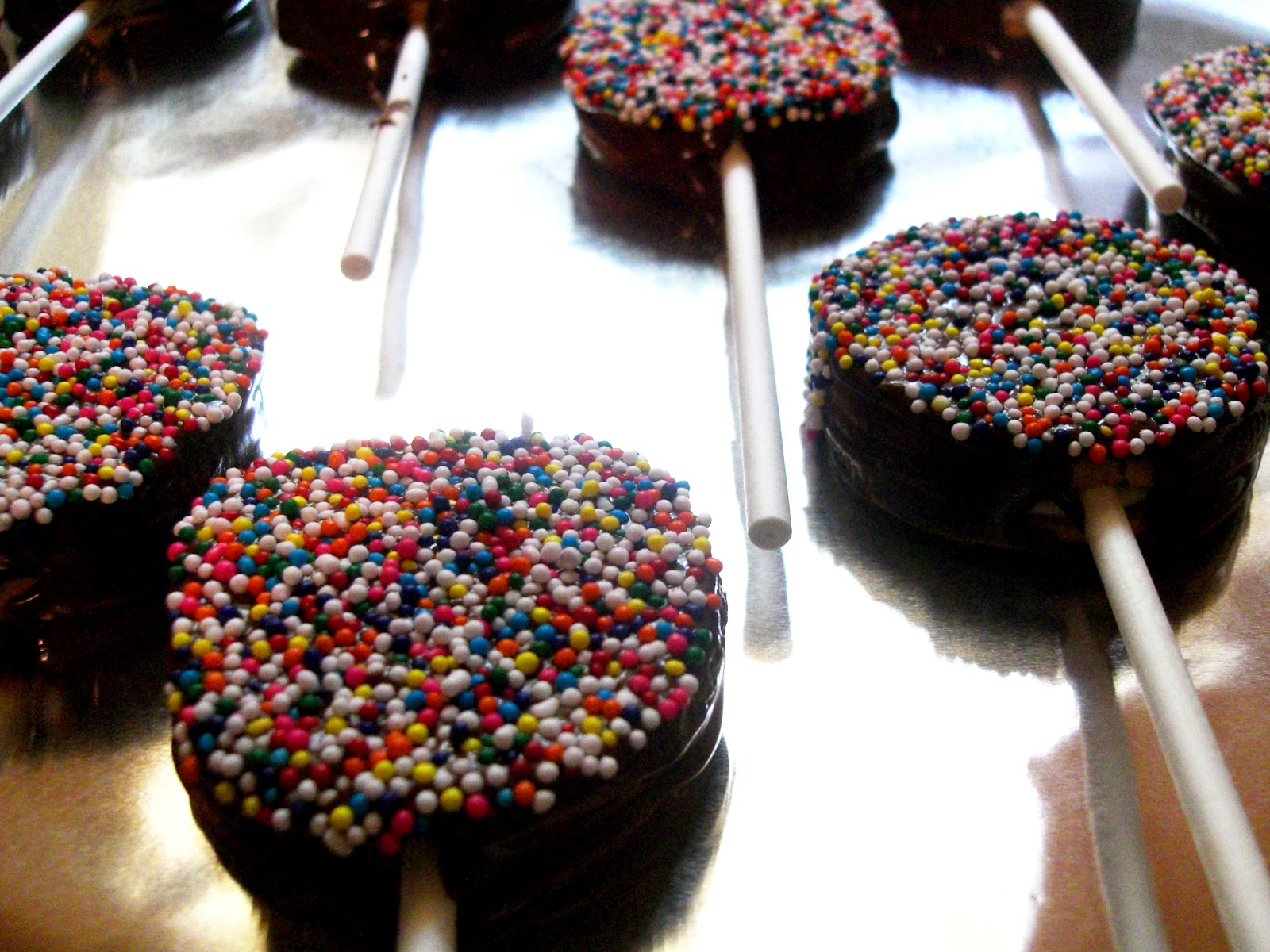 veggies on my plate Chocolate Covered Oreo Pops