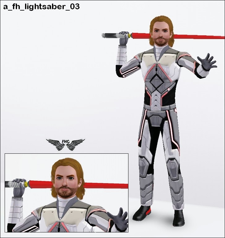 ForeverHailey Creations Star Wars Lightsaber Poses