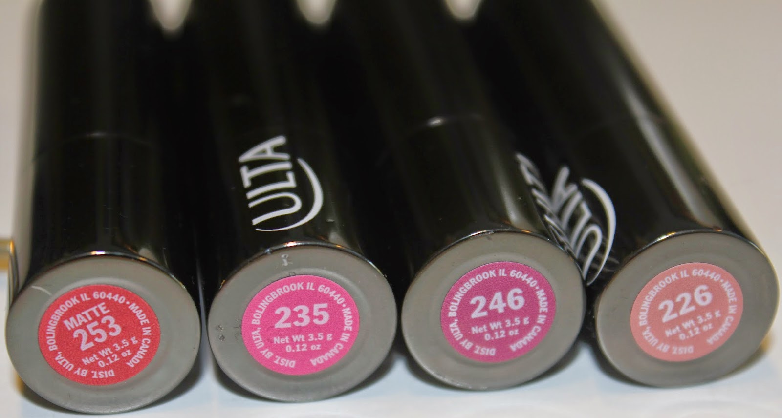 Stylish Swatches Ulta Lipstick (Matte, Cream, Shimmer)