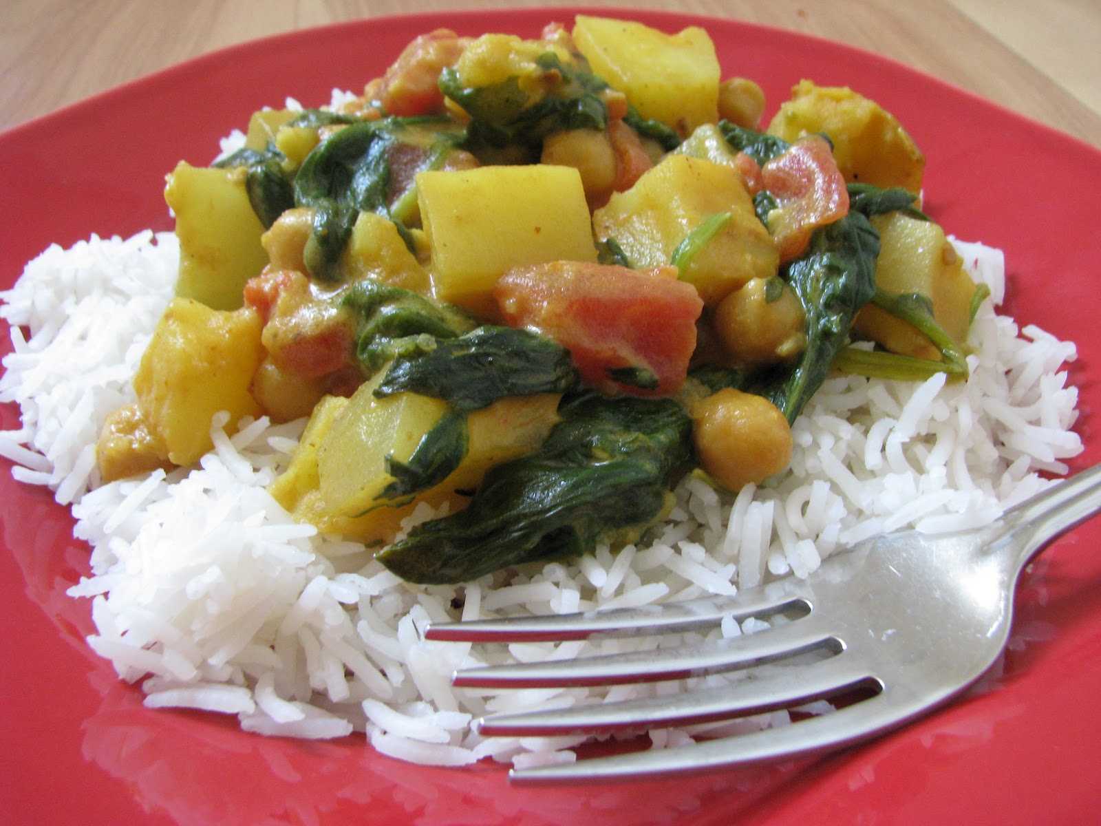 Spinach and Chickpea Coconut Curry Super Veggie Mom Super Veggie Mom