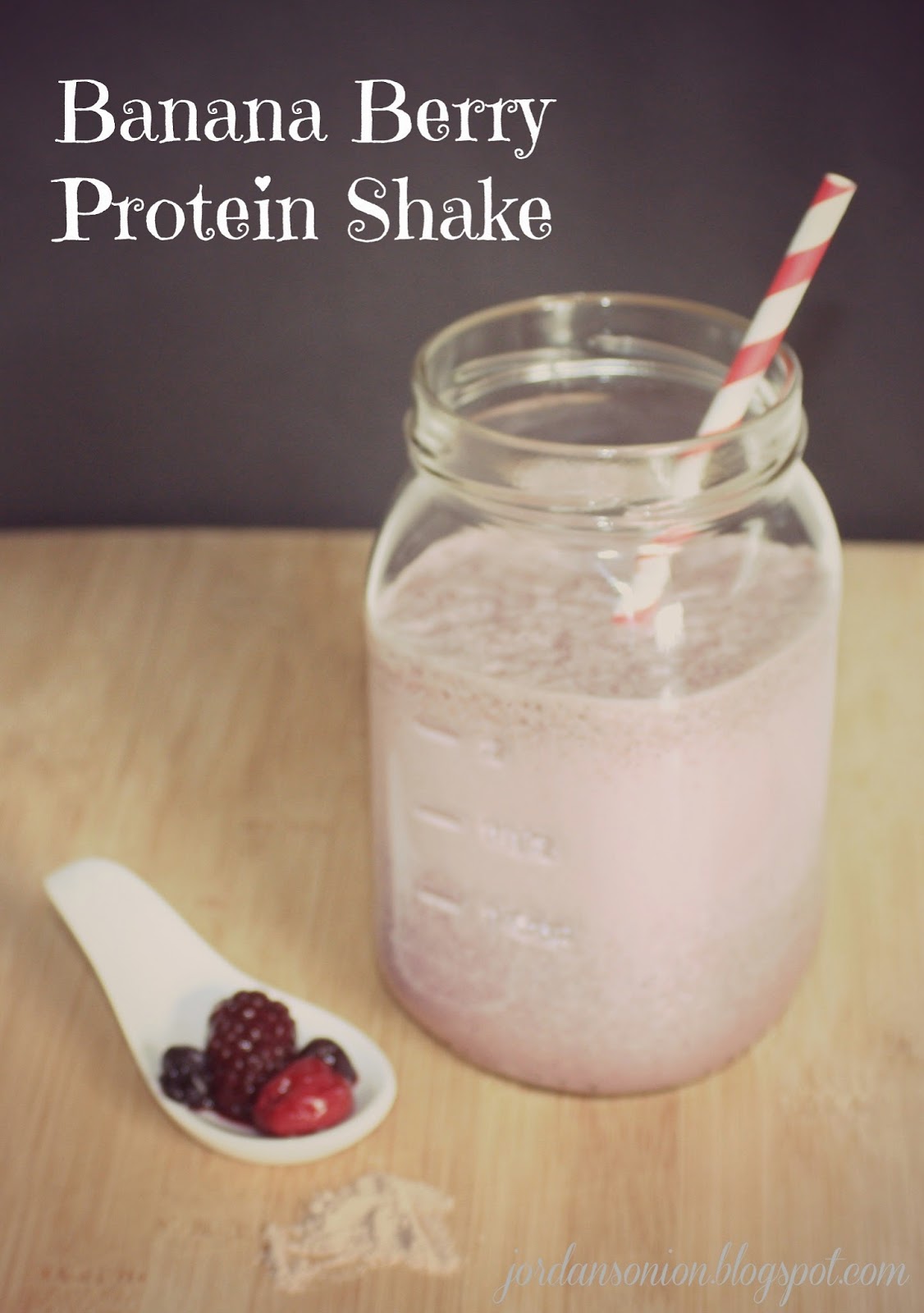 Banana Berry Protein Shake Jordan's Easy Entertaining