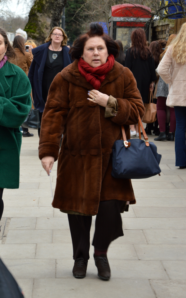 Lfw Day One Snapped Suzy Menkes fashion week seen by a 40 of style Lfw Day One Snapped Suzy Menkes fashion week seen by a 40 of style