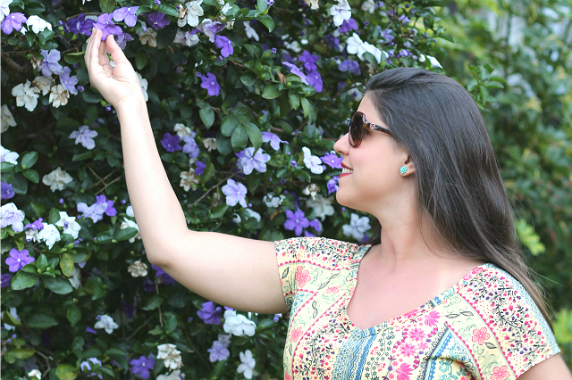 Look Primavera look primavera e flores