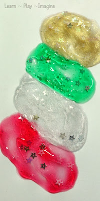 How to make Christmas confetti paints for art that shimmers and shines - just three ingredients!