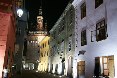 Sighisoara noaptea - Night in Sighisoara -Segesvár -Schäßburg