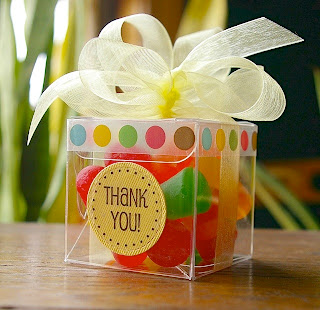 SRM Stickers Thank You Treats by Michelle #clear box #treat #thank you #borders #stickers #card