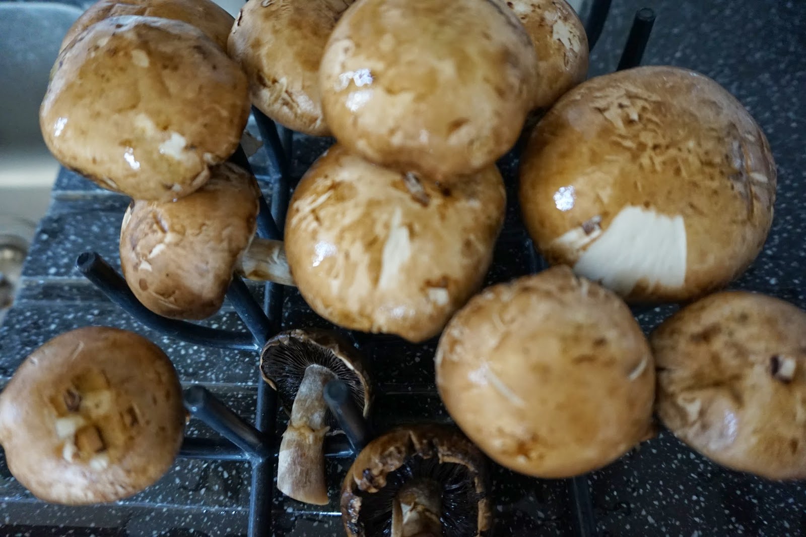 Miśka W Kuchni Nadziewane grzyby portobello