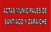 Convocatorias y Actas Municipales de Santiago y Zaraiche