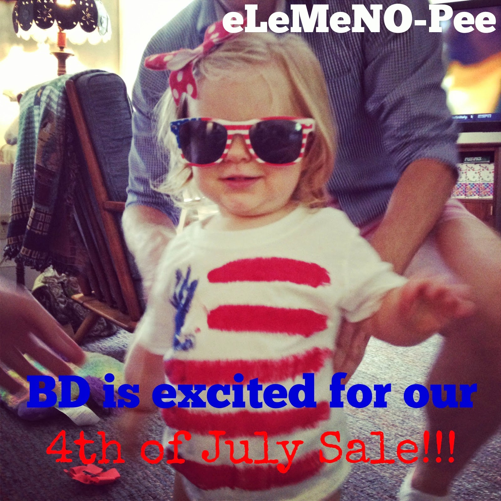 Our Life on a Budget... eLeMeNOPee July 4th Sale