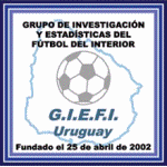 GRUPO DE INVESTIGACIÓN Y ESTADÍSTICAS DEL FÚTBOL DEL INTERIOR - GIEFI URUGUAY