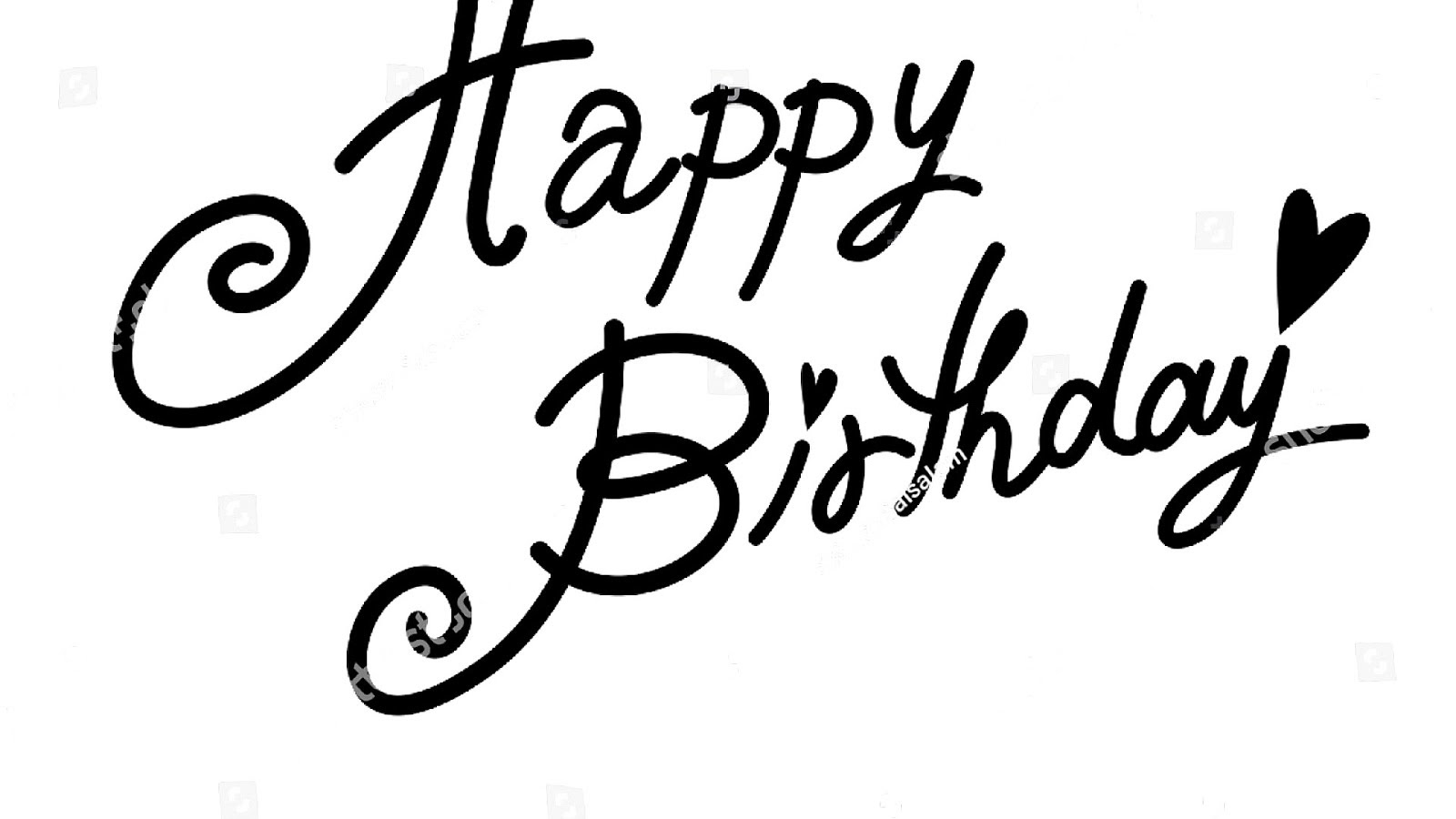 Happy Birthday Calligraphy Font Calligraph Choices