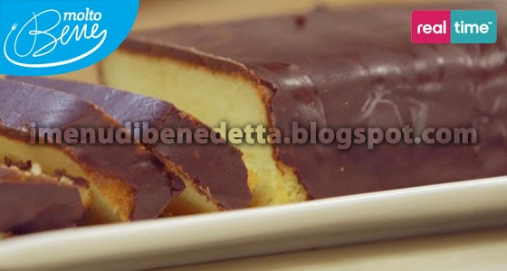 Plumcake Pasqualino Ricoperto di Cioccolato di Benedetta Parodi