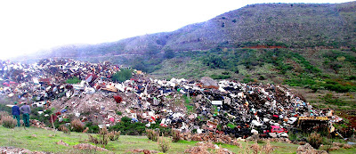 Año 2008, vertedero incontrolado de "Honduras", gestionado por El Cabildo de El Hierro.