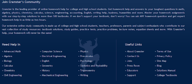 Cramster physics homework help
