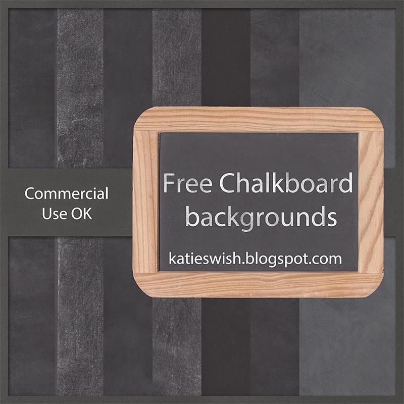 KatiesWish Free Digital Chalkboard Backgrounds