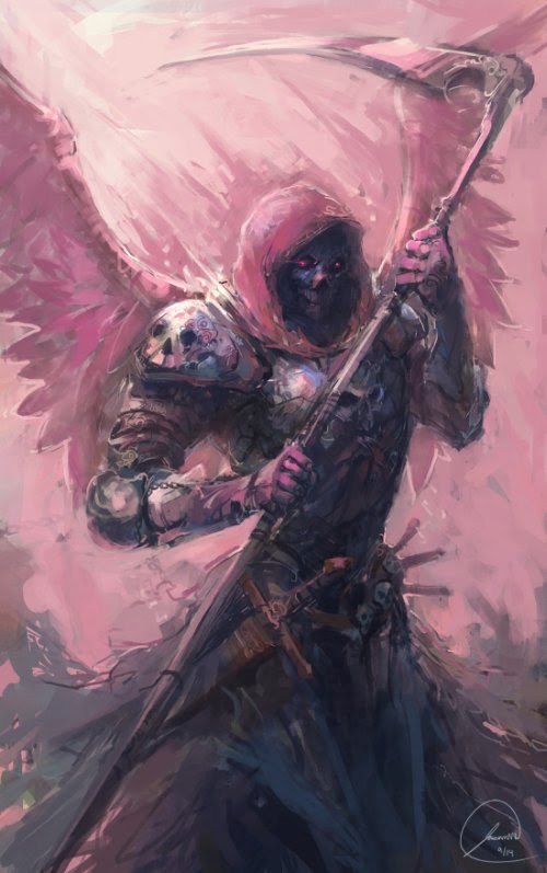 As pinturas digitais com temas de fantasia e mitologia de Jason Nguyen Jason Nguyen deviantart ilustrações pinturas digitais fantasia mitologia anjos deuses