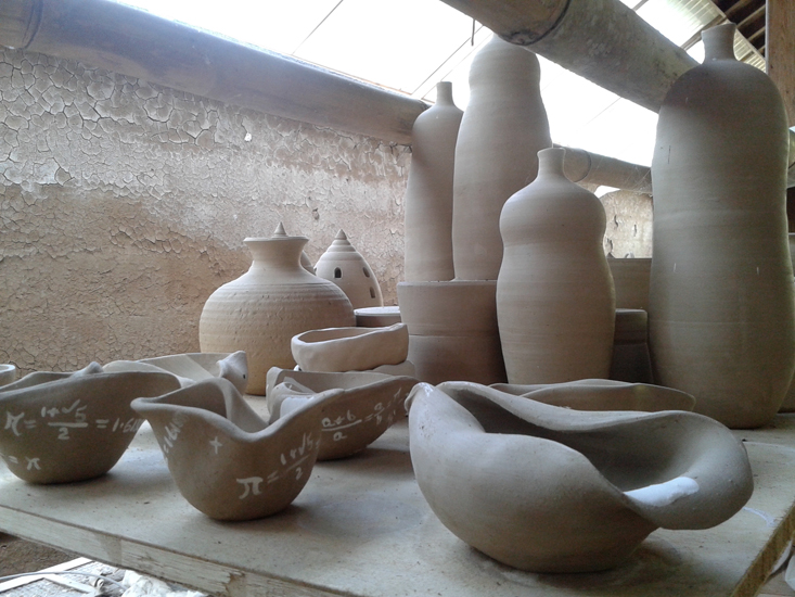 Gaya Ceramic Arts Center Bottle Kiln Building & Firing at Gaya CAC