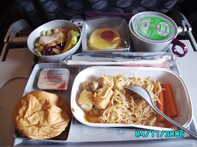 makanan dalam kapal terbang