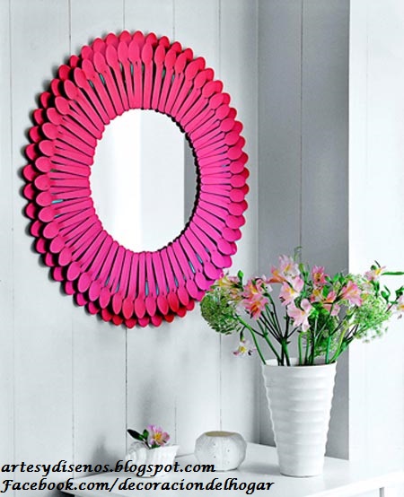 IDEAS PARA DECORAR CON ESPEJOS by artesydisenos.blogspot.com IDEAS PARA DECORAR CON ESPEJOS by artesydisenos.blogspot.com