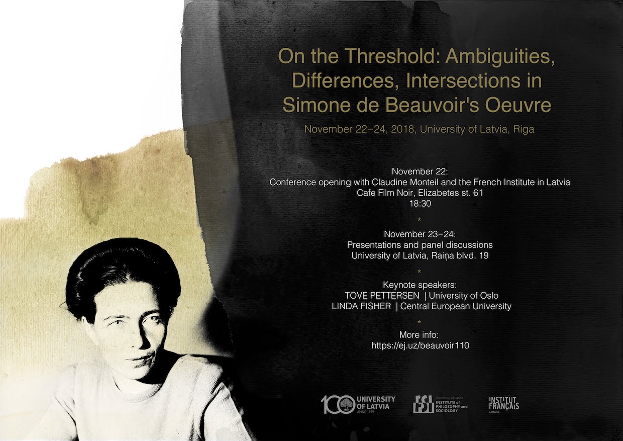 On the Threshold: Ambiguities, Differences, Intersections in Simone de Beauvoir's Oeuvre