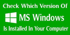 check Windows Version