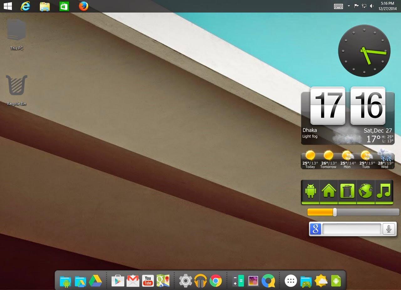 Download Android 5.0 Lollipop Theme for your Windows PC Descargar Tema de Android 5.0 Lollipop para su PC con Windows