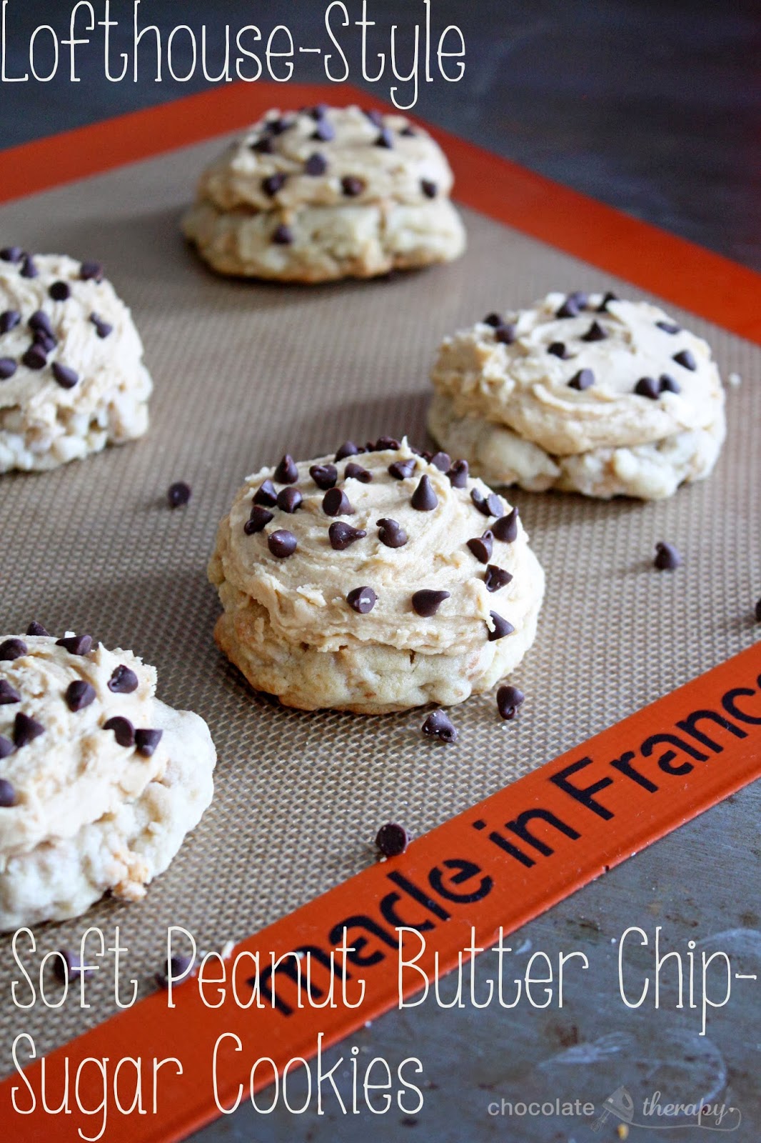 Chocolate Therapy Lofthouse Style Soft Peanut Butter Chip Sugar