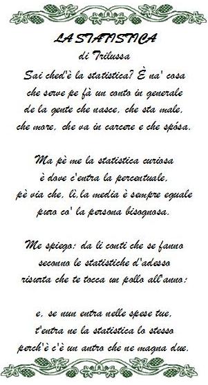 Poesie Di Natale In Romanesco.Poesie Sulla Vita Trilussa