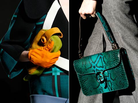 Fashion handbags of fall to winter 2011/2012: coloring