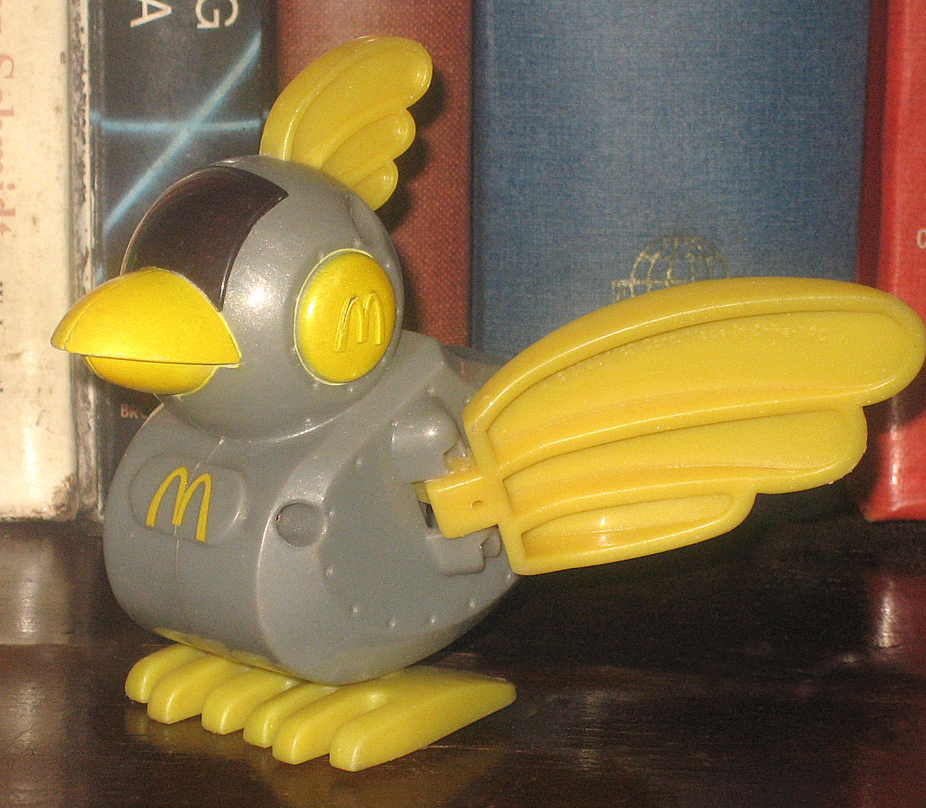 Percy's Fast Food Toy Stories Gray Yellow Robot Bird McD