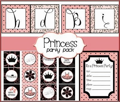 Divertido Kit de Princesas para Imprimir Gratis. Divertido Kit de Princesas para Imprimir Gratis.