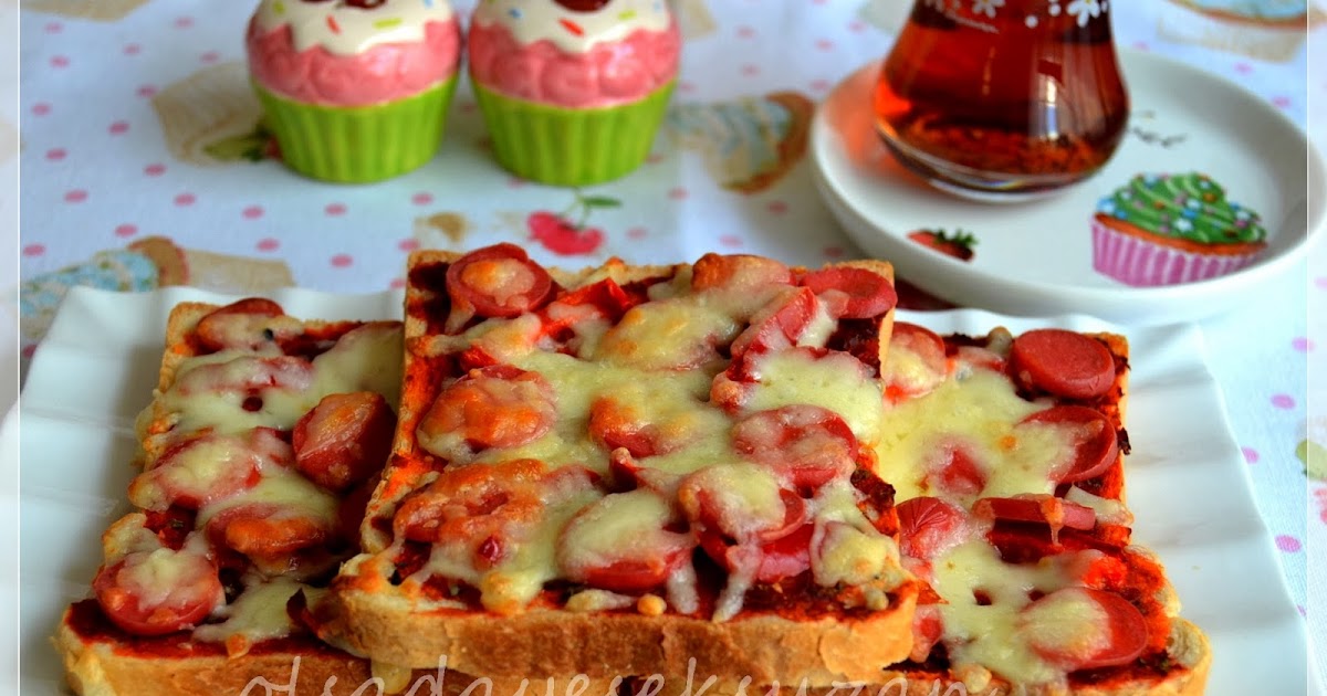 OLSADA YESEK SUZAN TOST EKMEĞİ İLE PRATİK PİZZA